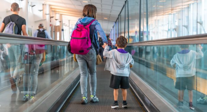 Airport Moving Walkway
